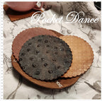 Leather Waffle Coasters Set: Unique Coffee Lover Gift