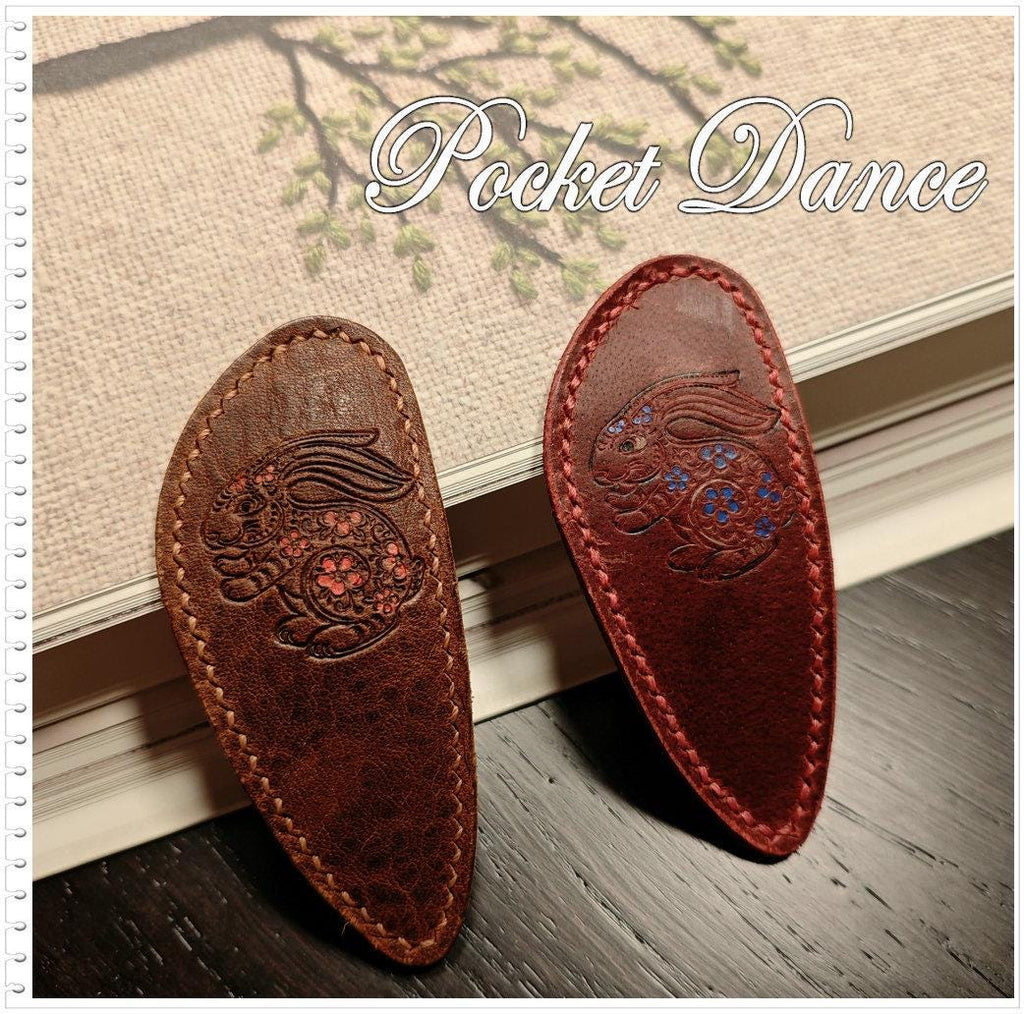 Rabbit Leather Hair Barrette: Large Hair Clip, Mother Daughter Gift