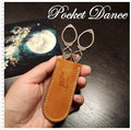 Cat Leather Scissor Sheath: Handmade Thread Cutter Protector