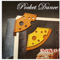 Handmade Leather Cheese Corner Bookmark: Booklover Gift