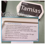 Plant Rubber Stamp Set: Mushroom, Bluebells, Pinenut - Scrapbook Supply