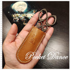 Cat Leather Scissor Sheath: Handmade Thread Cutter Protector