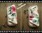 Peony & Hummingbird Clutch