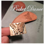 Butterfly Brass Stamp Tool: Leather & Wood Embossing (3cm)