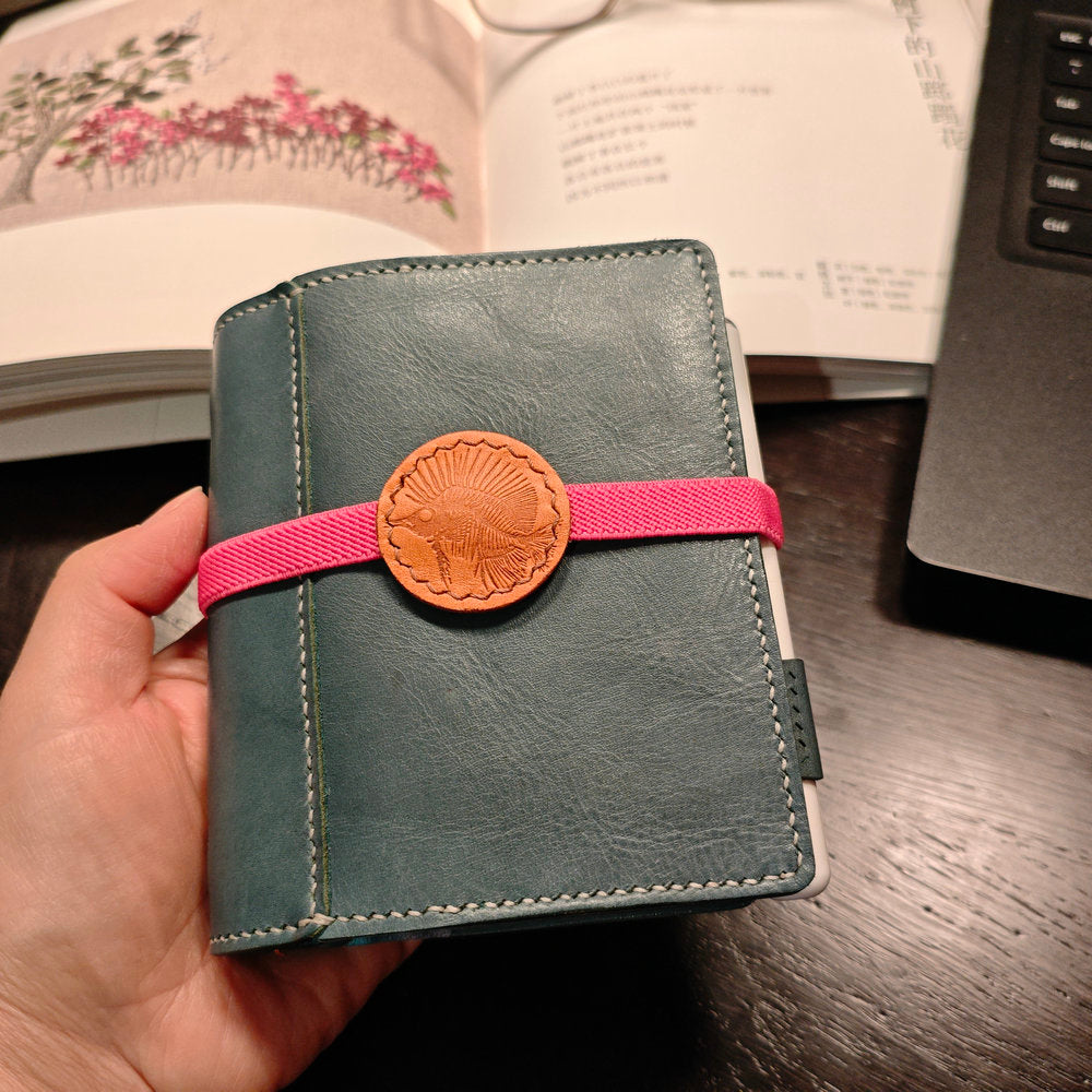 Handmade Leather Pocket Planner Binder M5