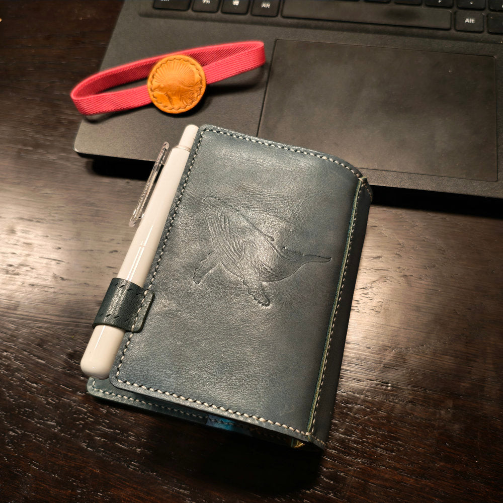 Handmade Leather Pocket Planner Binder M5