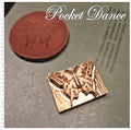 Butterfly Brass Stamp Tool: Leather & Wood Embossing (3cm)