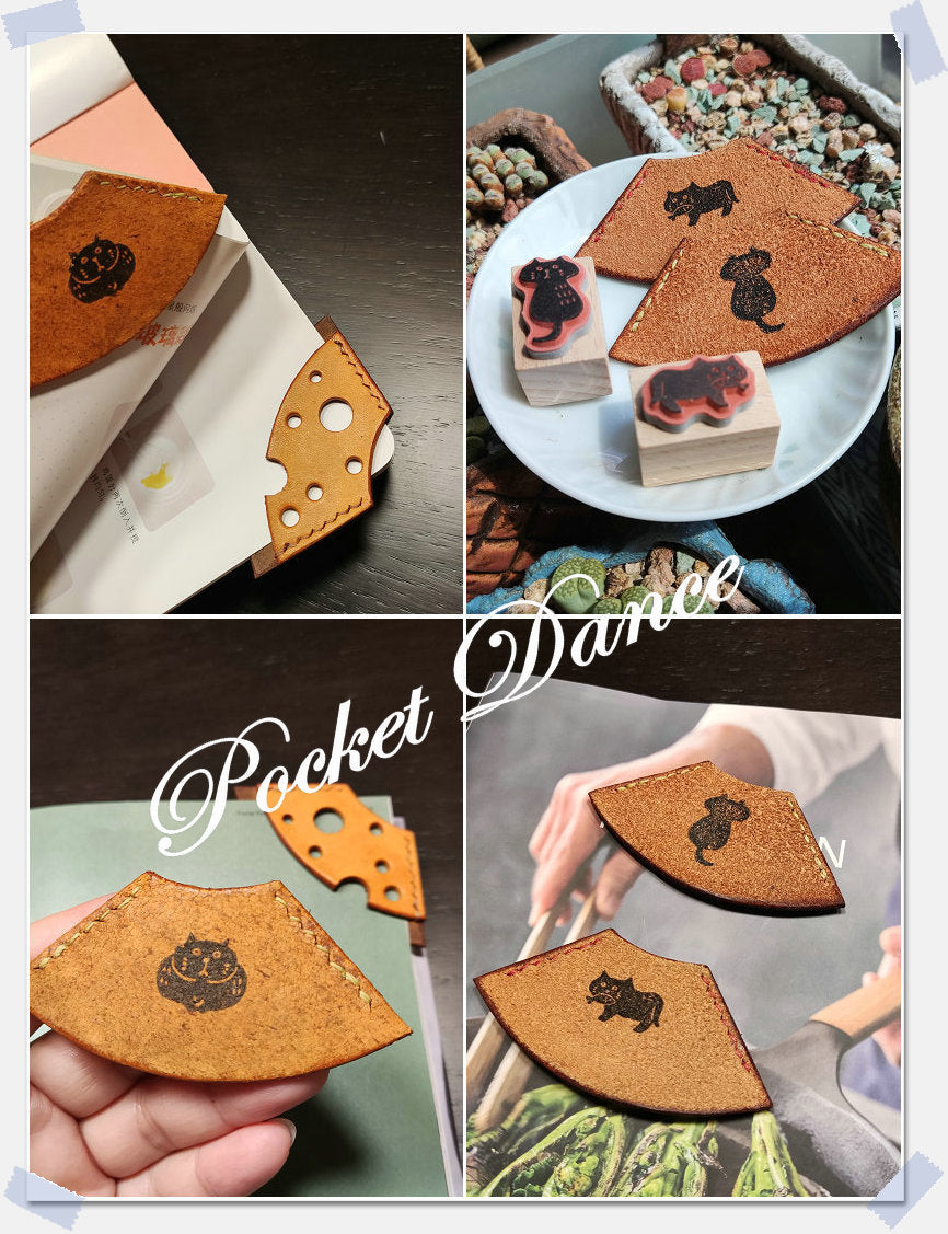 Black Cat Rubber Stamp Set, Kitty Stamps for Card Making