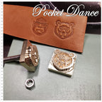 Bear and Gorilla Brass Stamp for Leather and Wood Crafts