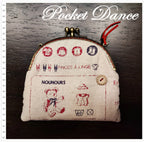 Handmade Little Bear Kiss Lock Coin Purse: Two Compartment Clutch