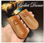 Bear & Paw Leather Scissor Sheath: Crafter Gift