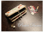 Handmade Butterfly Coin Purse: Kiss Lock Clutch Wallet