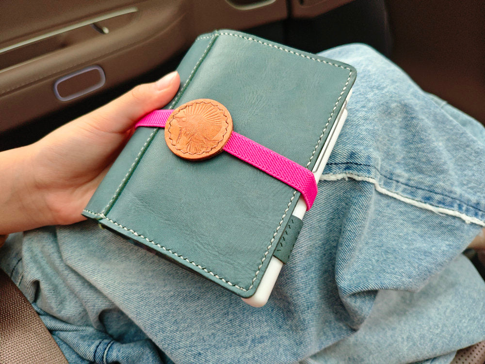 Handmade Leather Pocket Planner Binder M5