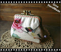 Handmade Hummingbird Kiss Lock Coin Purse: Card Wallet Lipstick Pouch