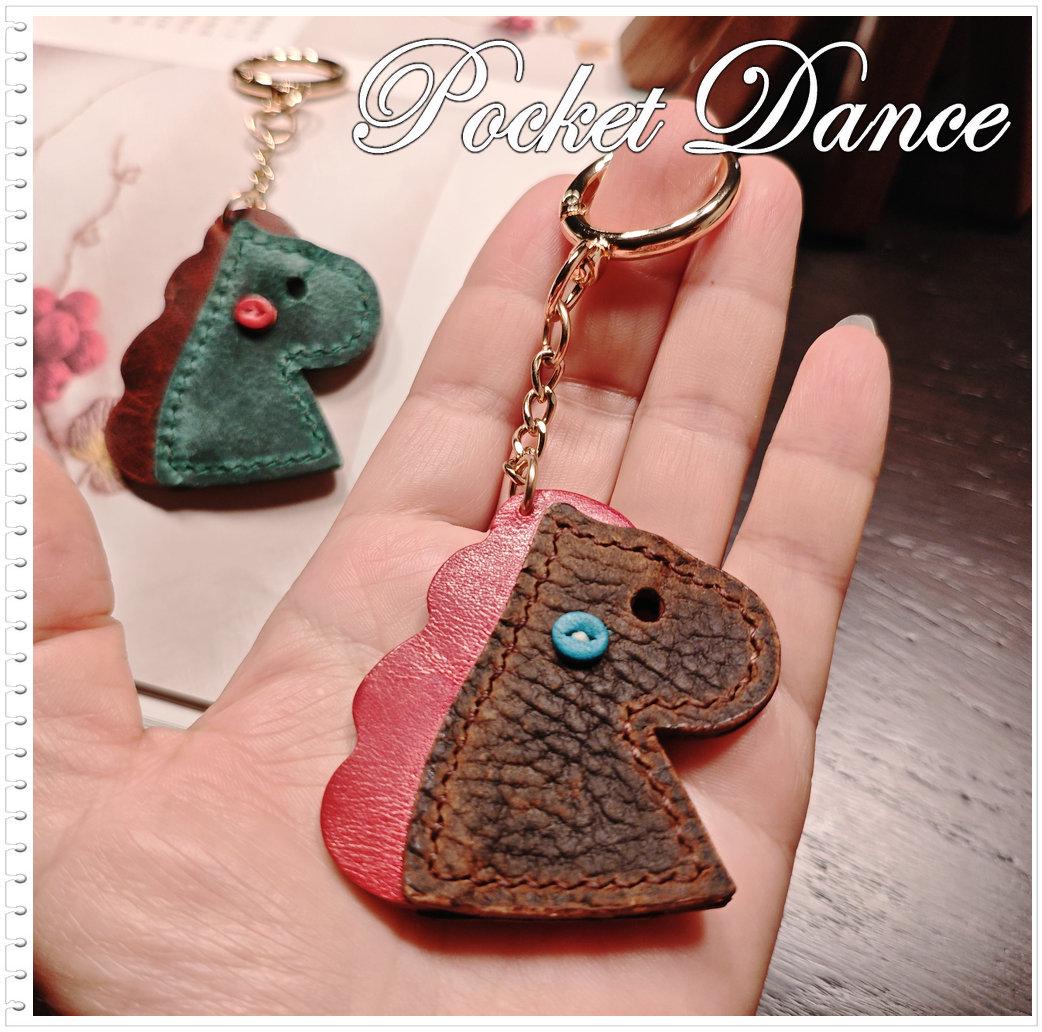 Leather Dinosaur Keychains Keyring Bag charms Gifts