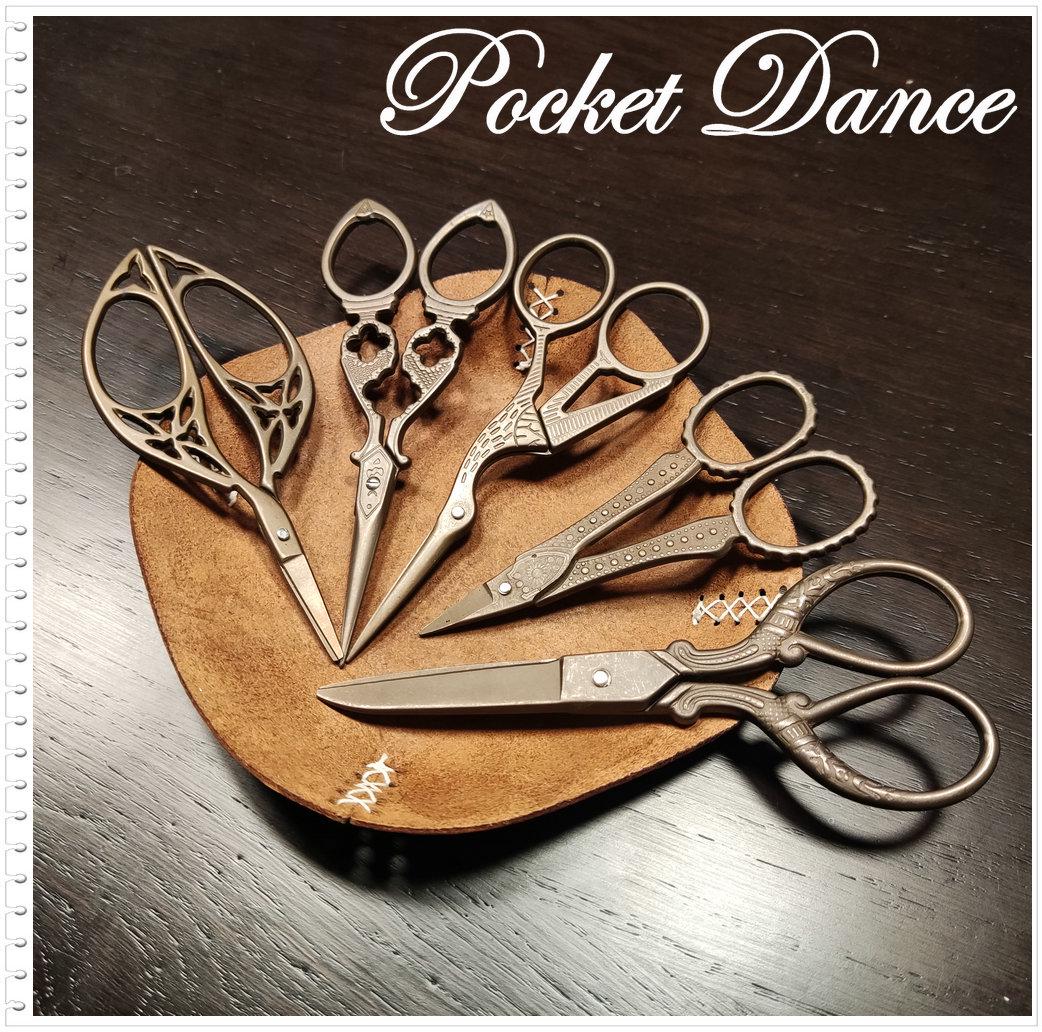 Cat Leather Scissor Sheath: Handmade Thread Cutter Protector