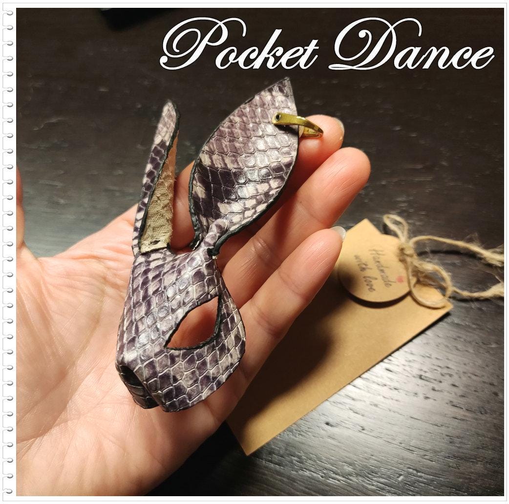 Rabbit Mask Keychain