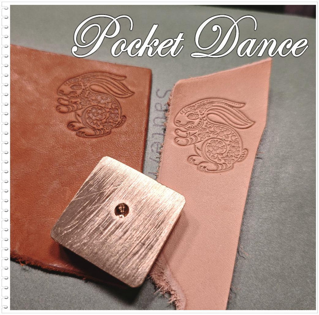 Rabbit Brass Stamp Tool: Leather & Wood Embossing Die