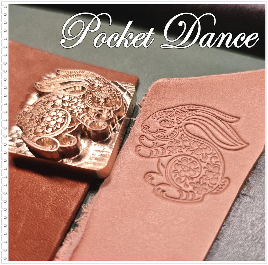 Rabbit Brass Stamp Tool for Leather & Wood Embossing