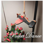 Handmade Leather Airplane Toy: Unique Red Aircraft Gift