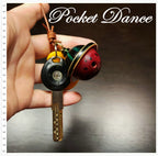 Handmade Leather Watermelon Pet Bell: Dog Cat Collar Charm