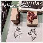 Dancing Bear Rubber Stamp Set