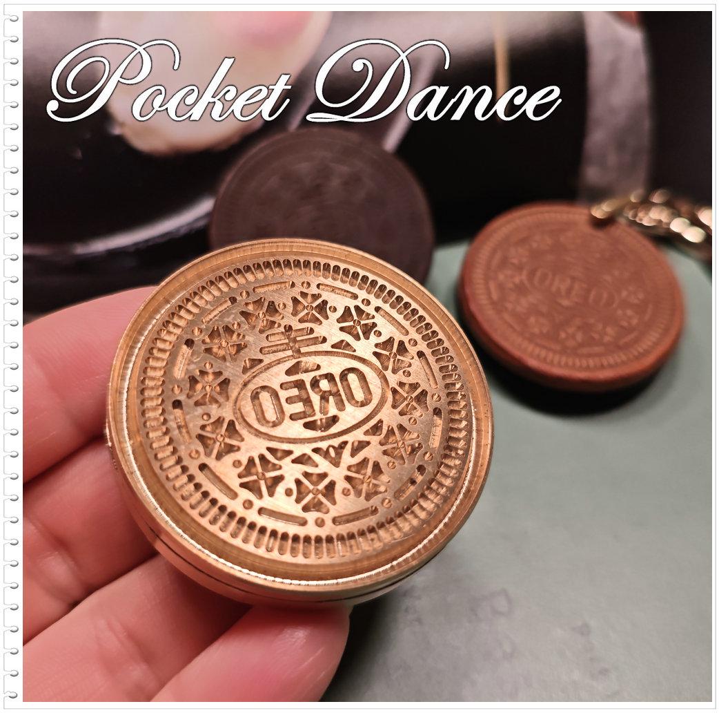 Cookie Brass Stamp: Leather & Wood Embossing Tool (4.5cm