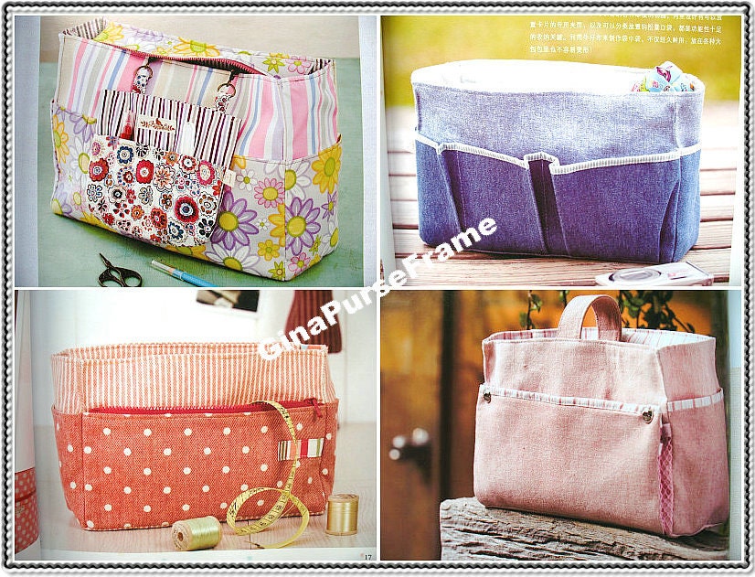 Bag Making Tutorial Book: 25 Multifunction Bag Designs (1∶1 Patterns)