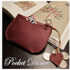 Handmade Leather Hummingbird Coin Purse: Bird Card Wallet