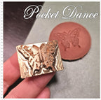 Butterfly Brass Stamp Tool: Leather & Wood Embossing (3cm)