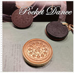 Cookie Brass Stamp: Leather & Wood Embossing Tool (4.5cm