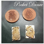 King Queen Brass Stamp for Leather and Wood Embossing