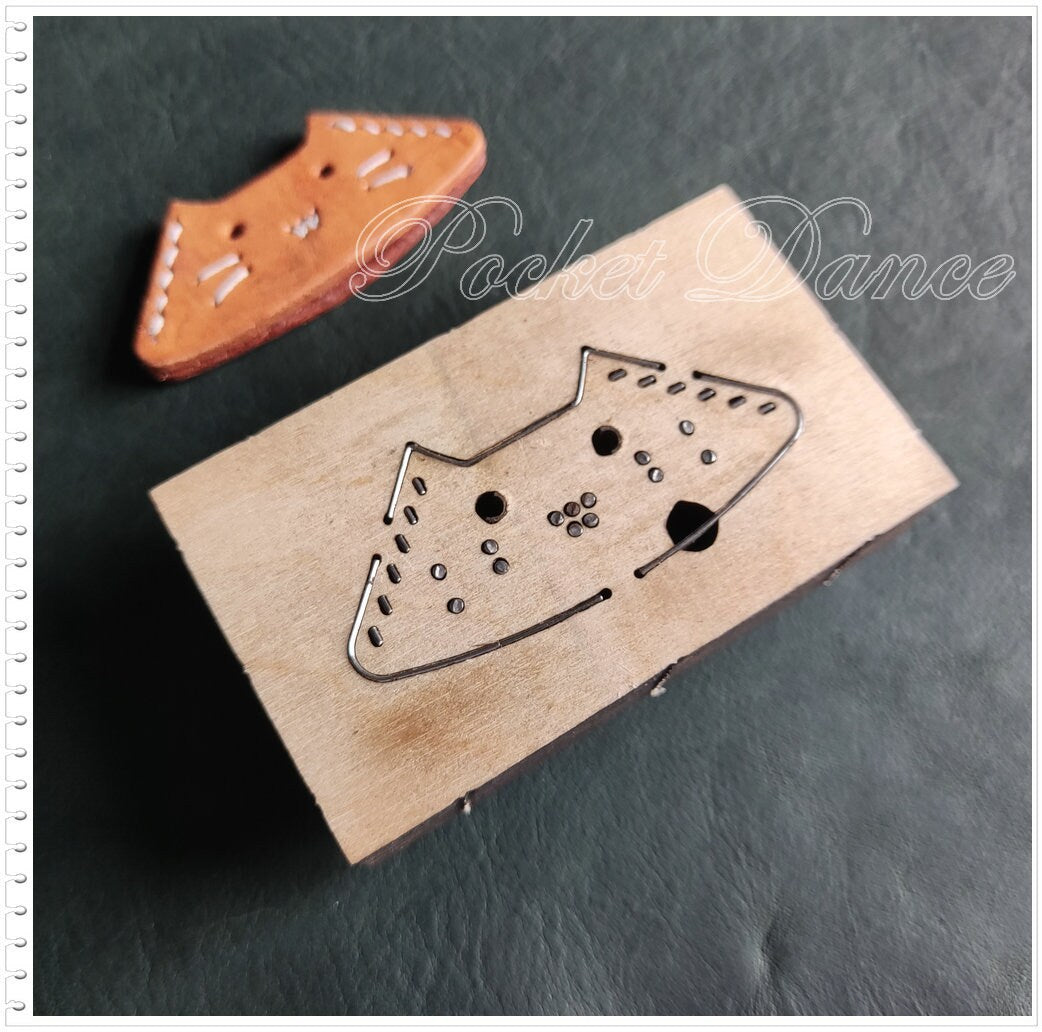 Cat Bookmark Cutting Die: Leather Craft Tool