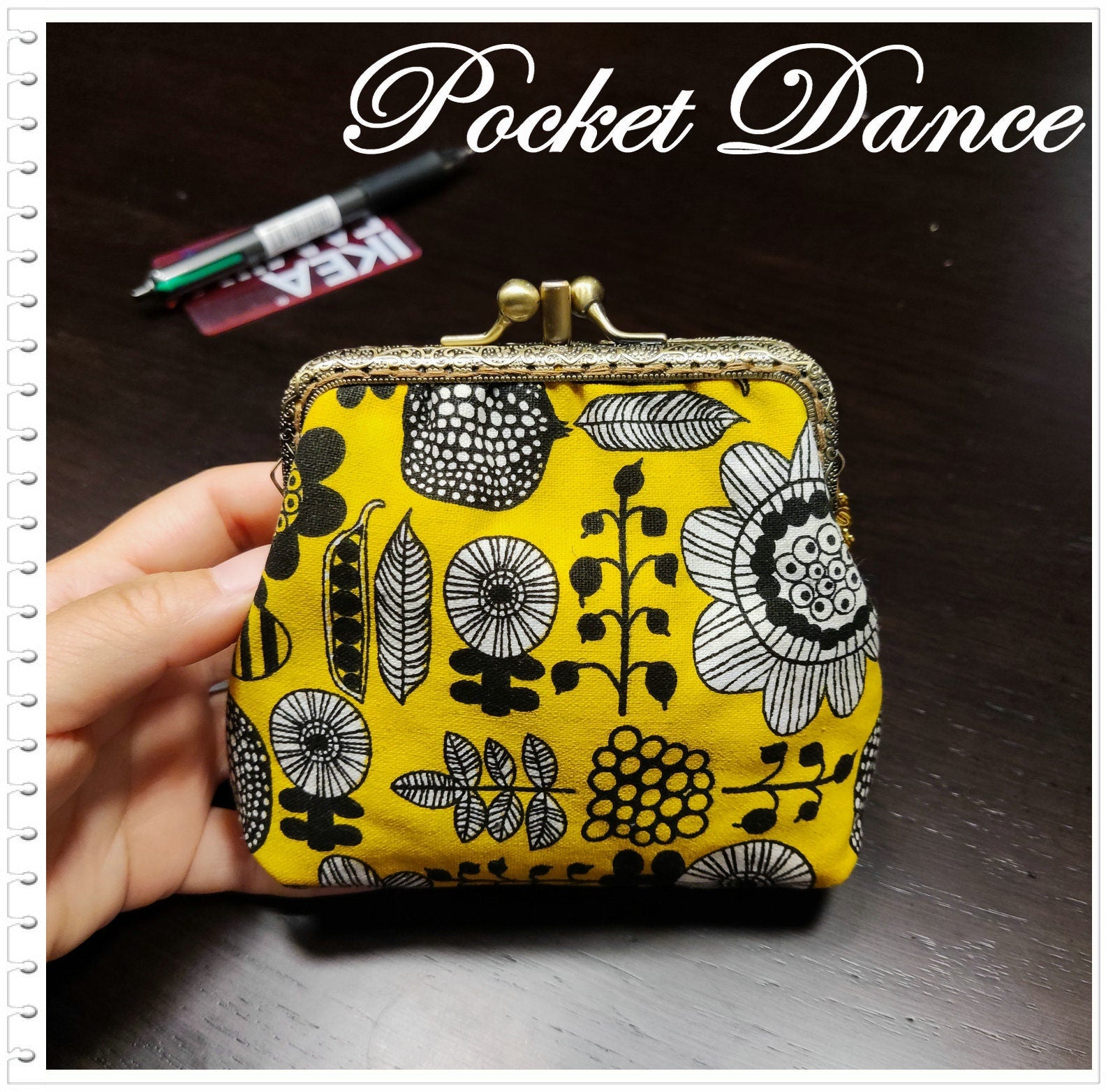 Yellow Floral Purse