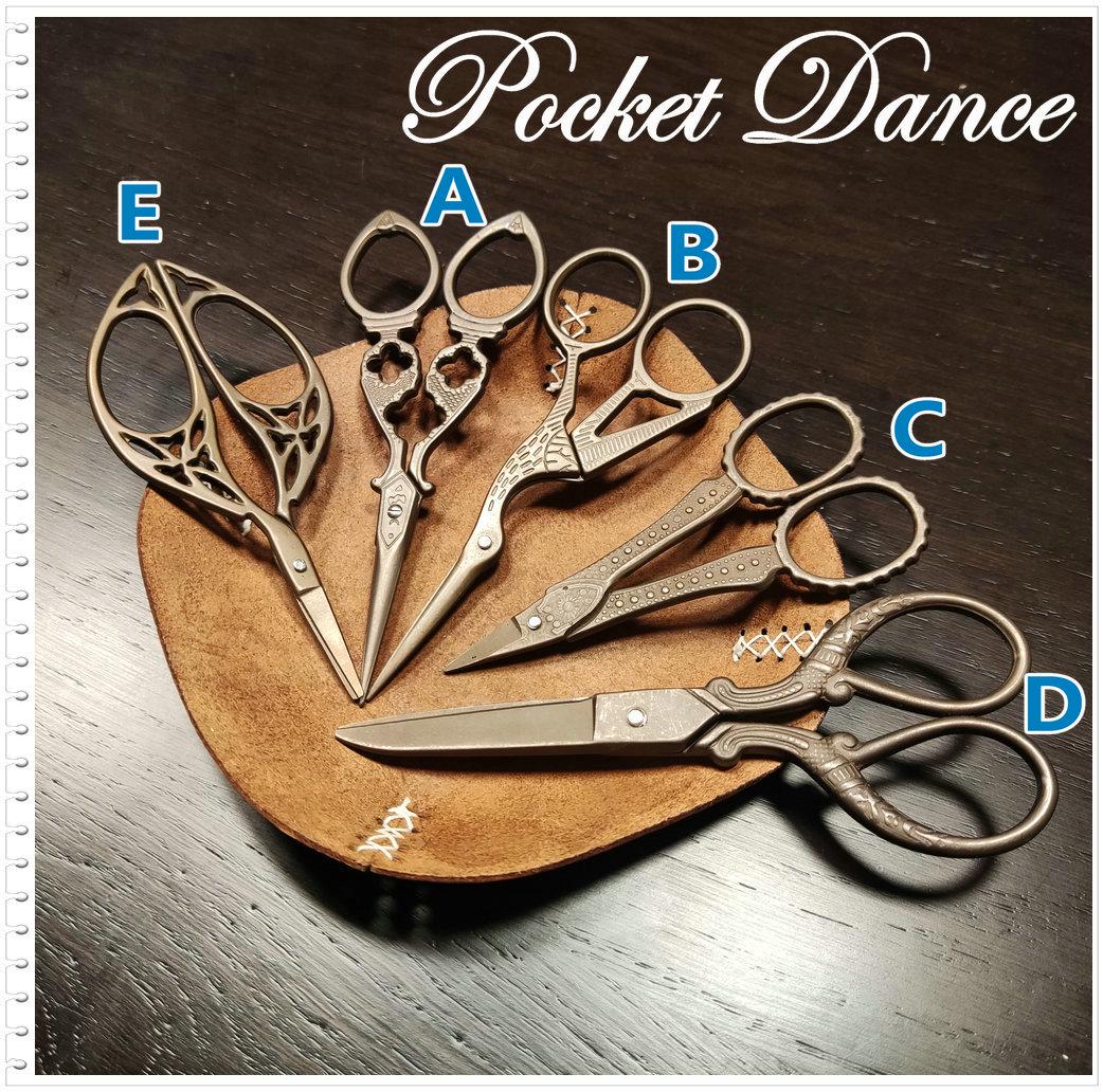 Bear & Paw Leather Scissor Sheath: Crafter Gift