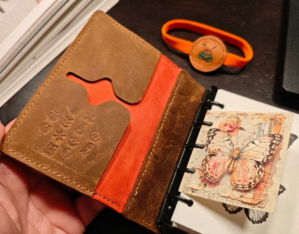 Handmade Leather Pocket Planner