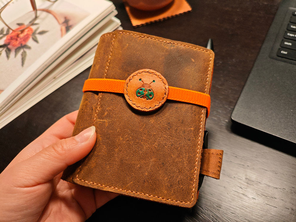 Handmade Leather Pocket Planner