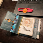 Handmade Leather Pocket Planner Binder M5