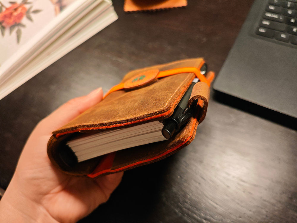 Handmade Leather Pocket Planner