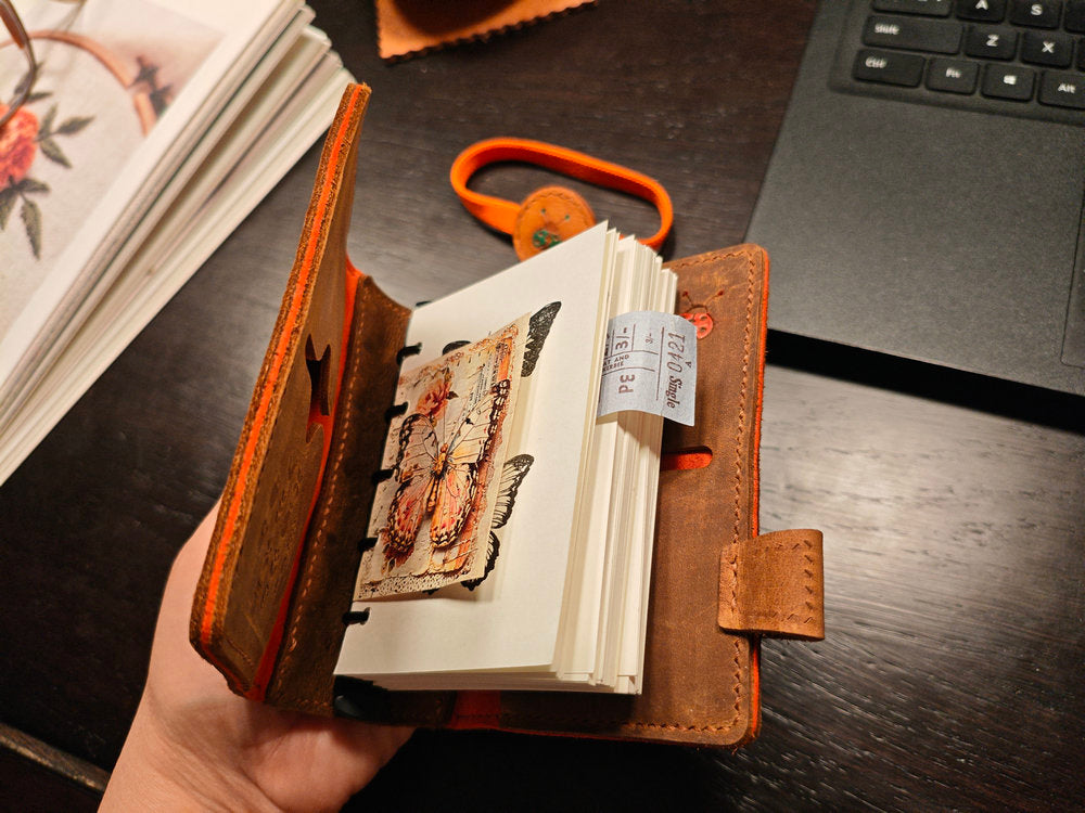 Handmade Leather Pocket Planner