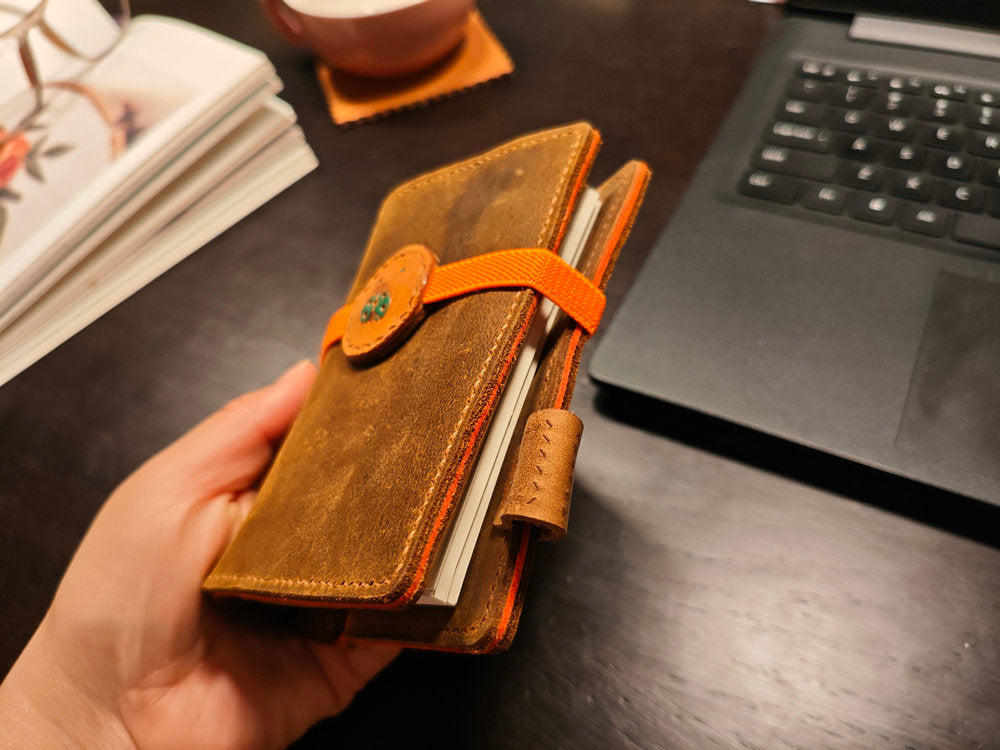 Handmade Leather Pocket Planner